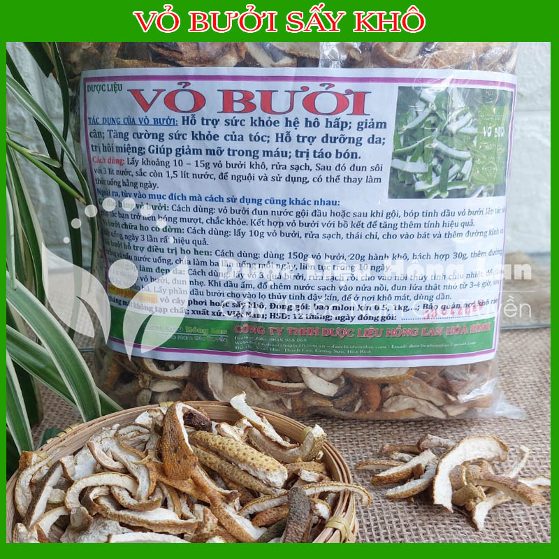 500g Vỏ Bưởi khô sạch