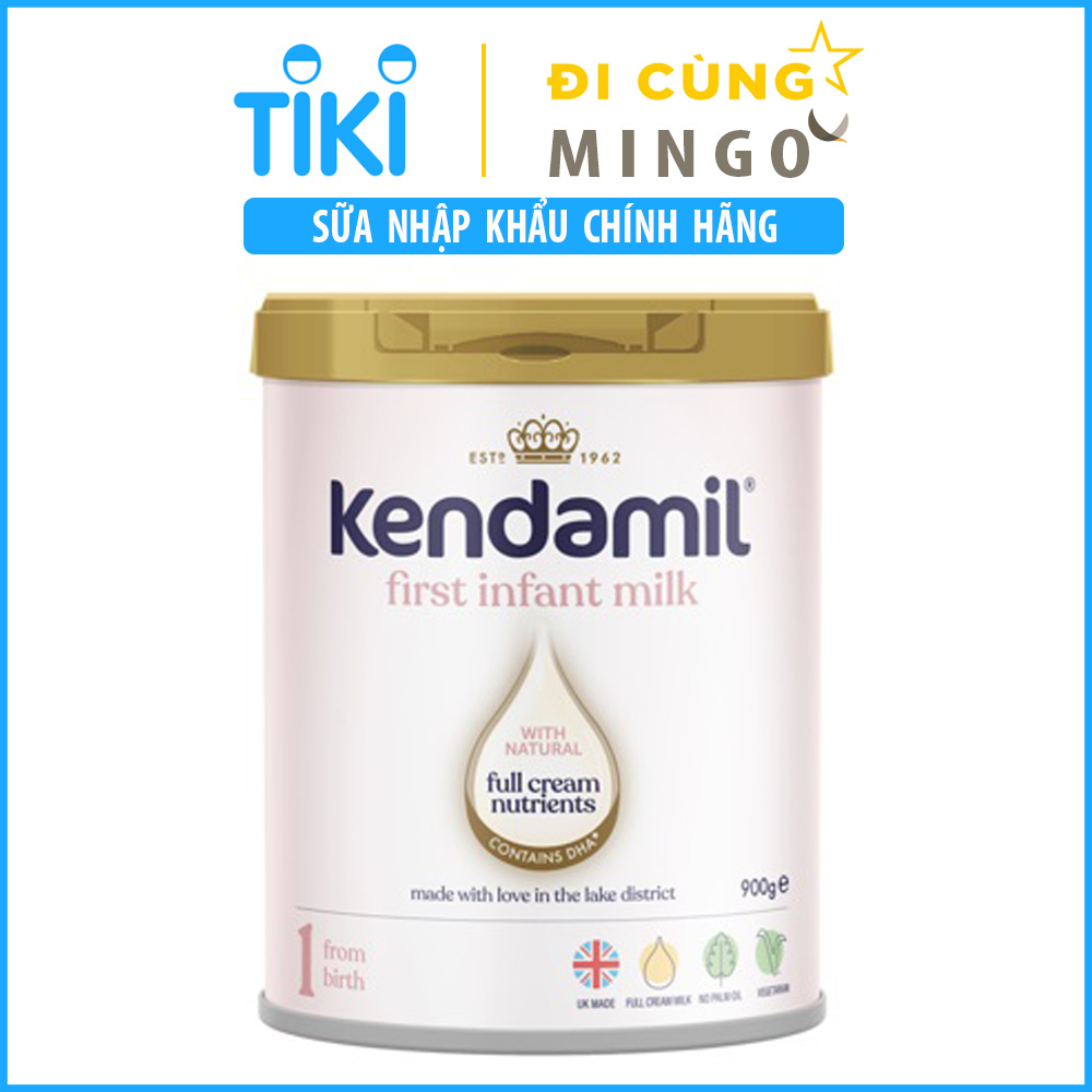 Sữa Kendamil First Infant số 1 900g (0 - 6 tháng) - Nhập khẩu vương quốc Anh