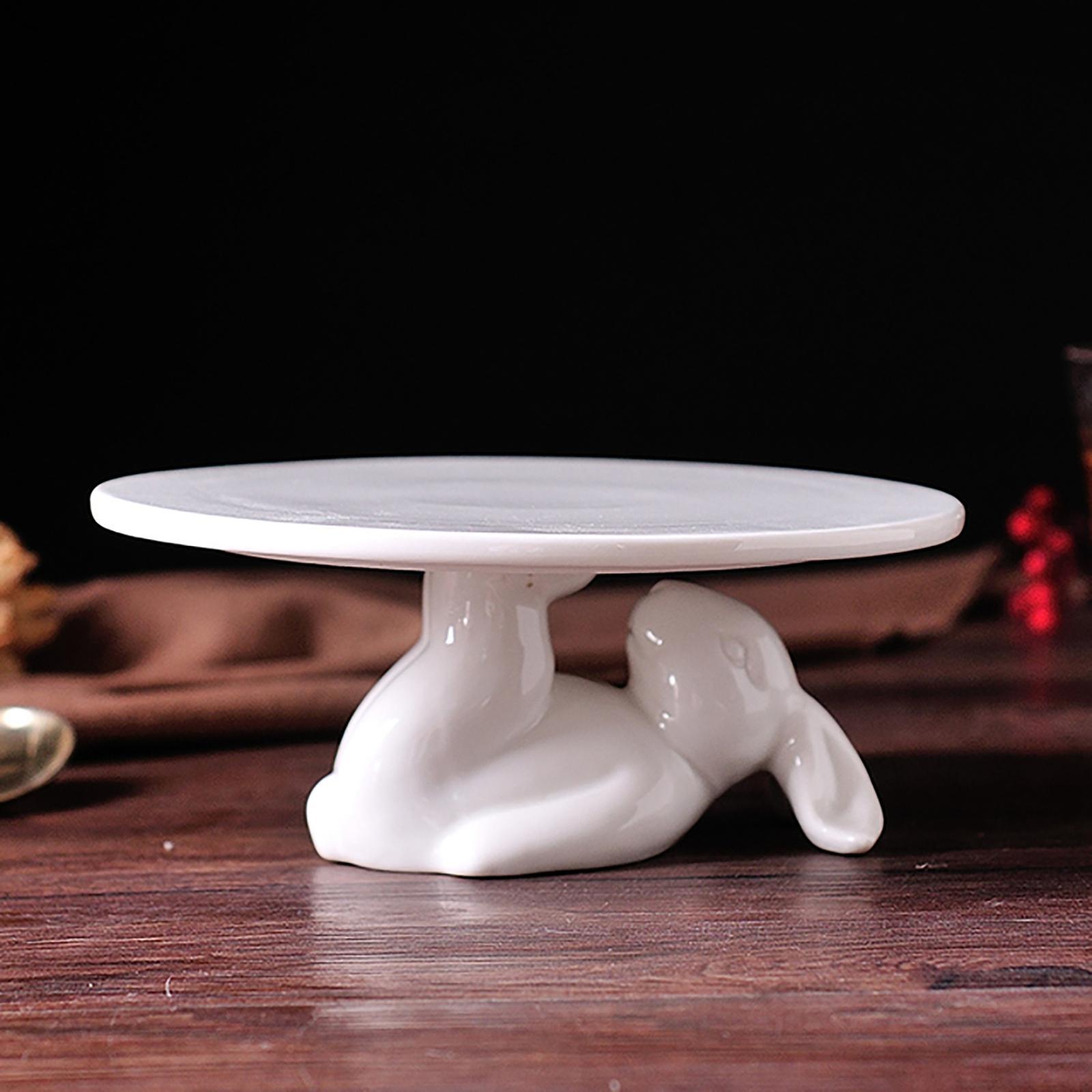 Ceramic Cake Stand Cupcake Display Tray Desktop for Home Decorating Tools