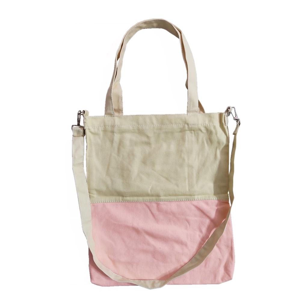 Túi Vải Tote 3 Dây Phối Thân 20x House