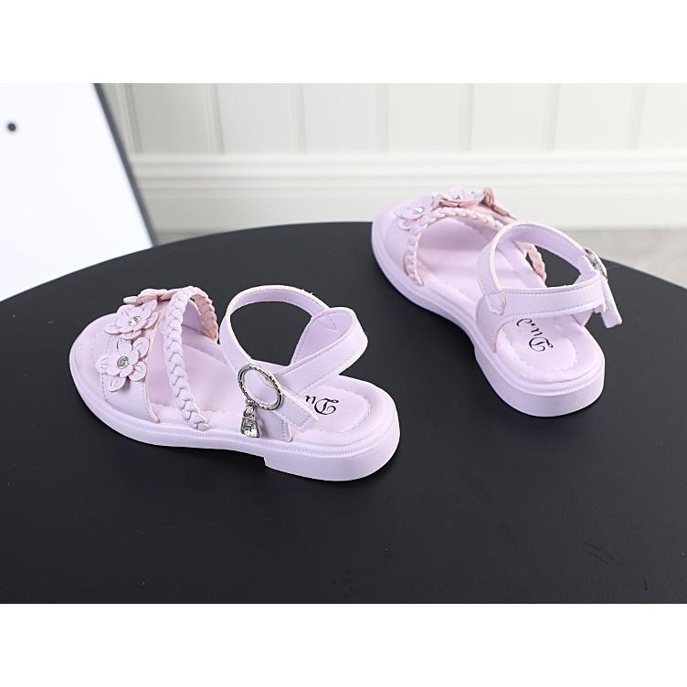 sandal bé gái size 26-36 hoa quai đan siêu điệu