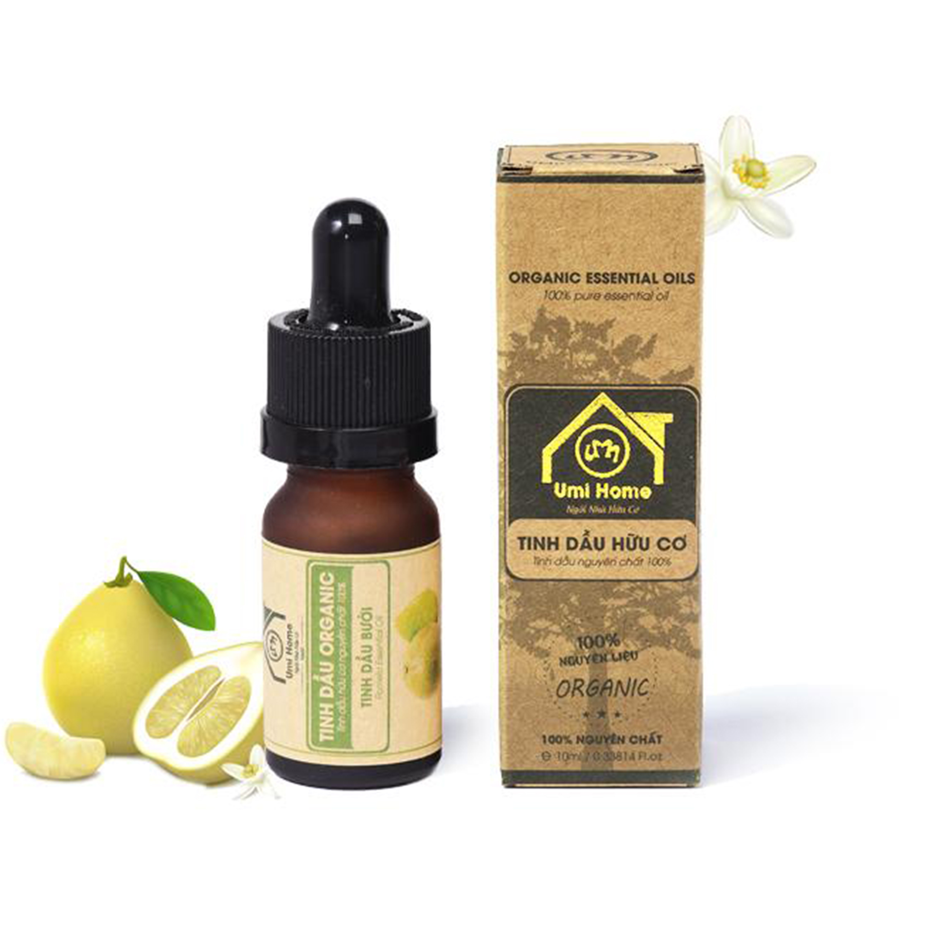 Tinh Dầu Bưởi Nguyên Chất (10ml) UMIHOME - Grapefruit essential oil