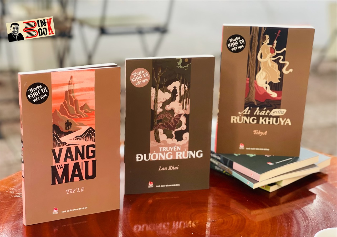 - BA HỒI KINH DỊ- VÀNG VÀ MÁU - BÊN ĐƯỜNG THIÊN LÔI - KHO VÀNG SẦM SƠN - AI HÁT GIỮA RỪNG KHUYA - THẦN HỔ - TRUYỆN ĐƯỜNG RỪNG – Thế Lữ - Lan Khai – TchyA – NXb Kim Đồng