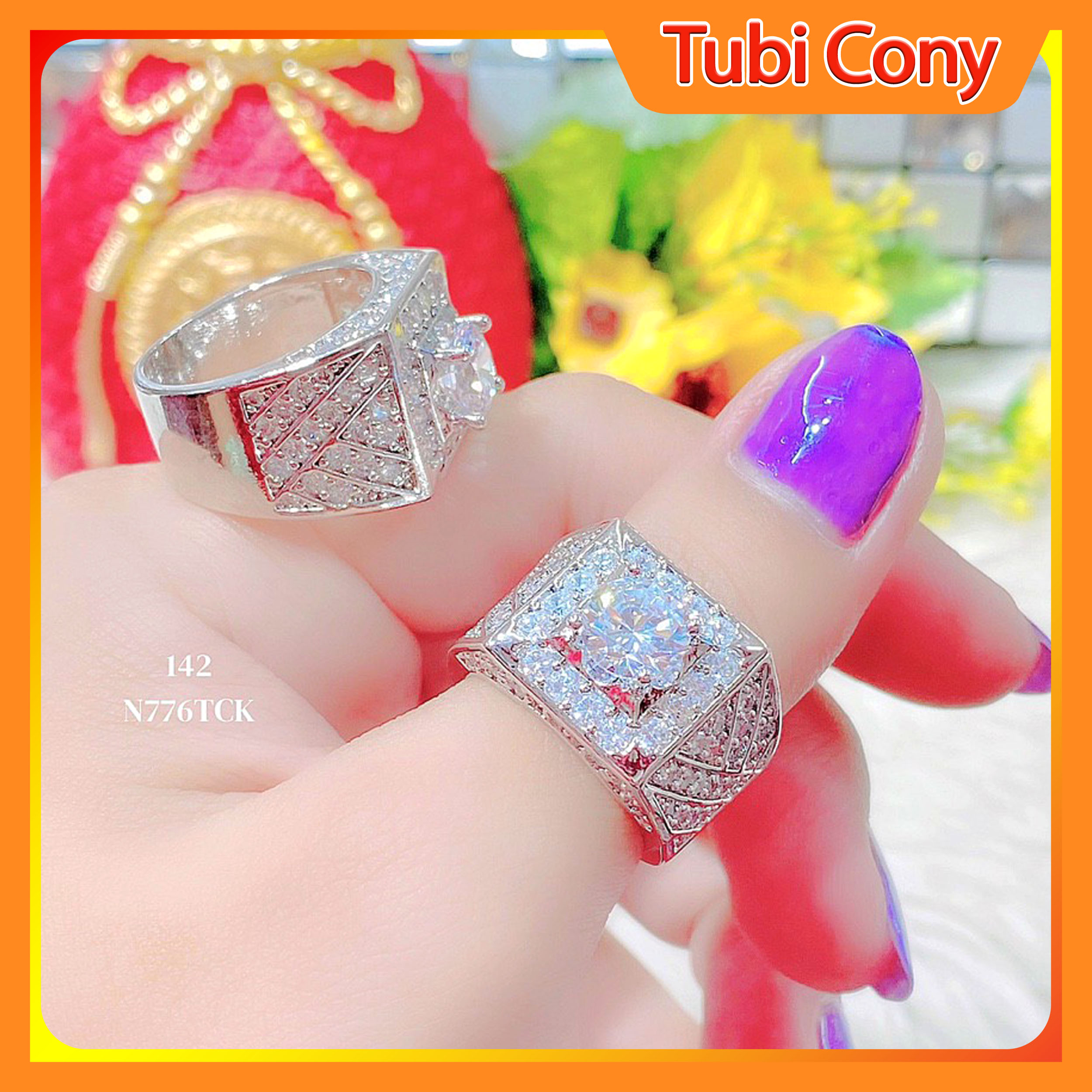Nhẫn nam mạ bạc cực đẹp