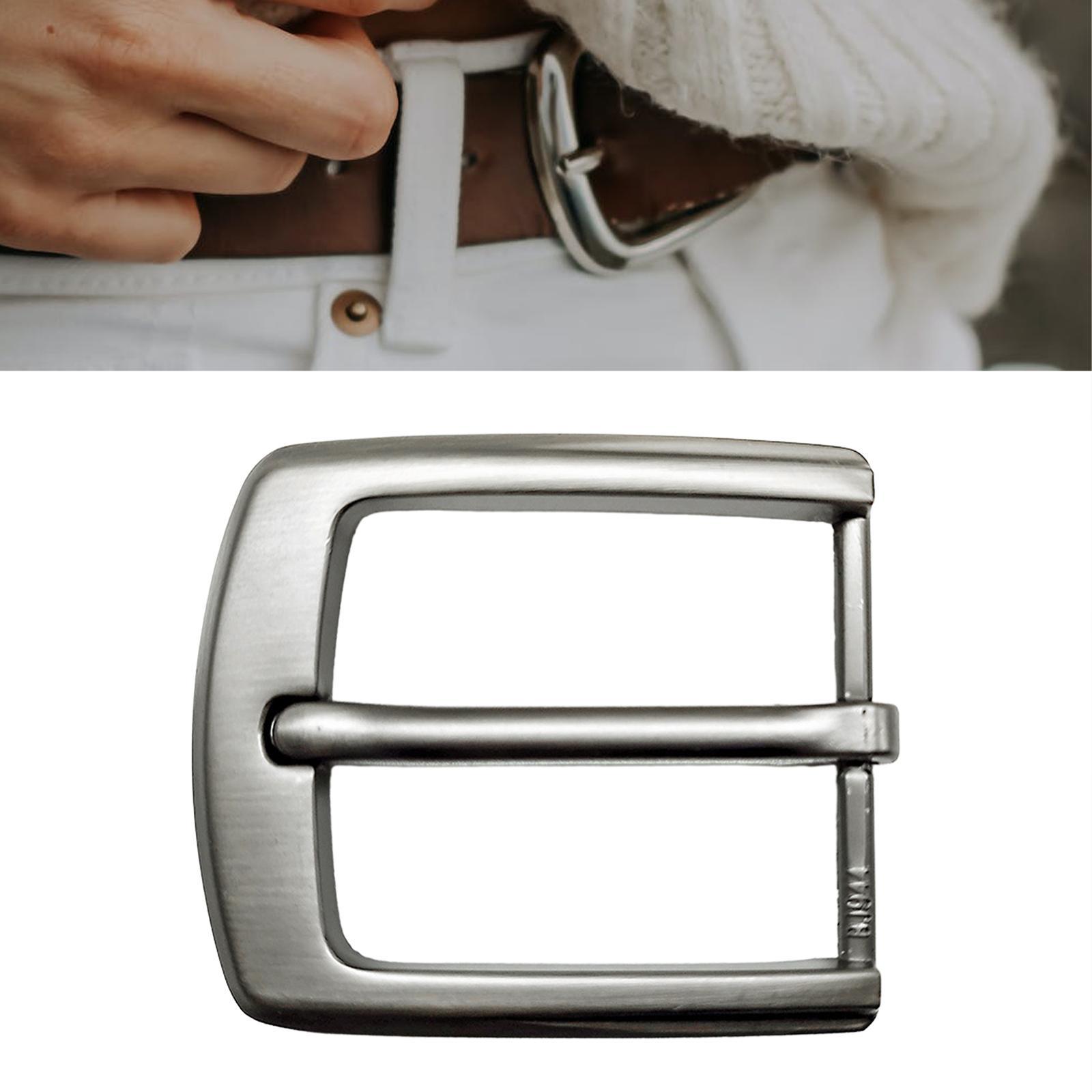 Belt Buckle Square Replacement Buckle for Belt Accessories Leather Strap Men