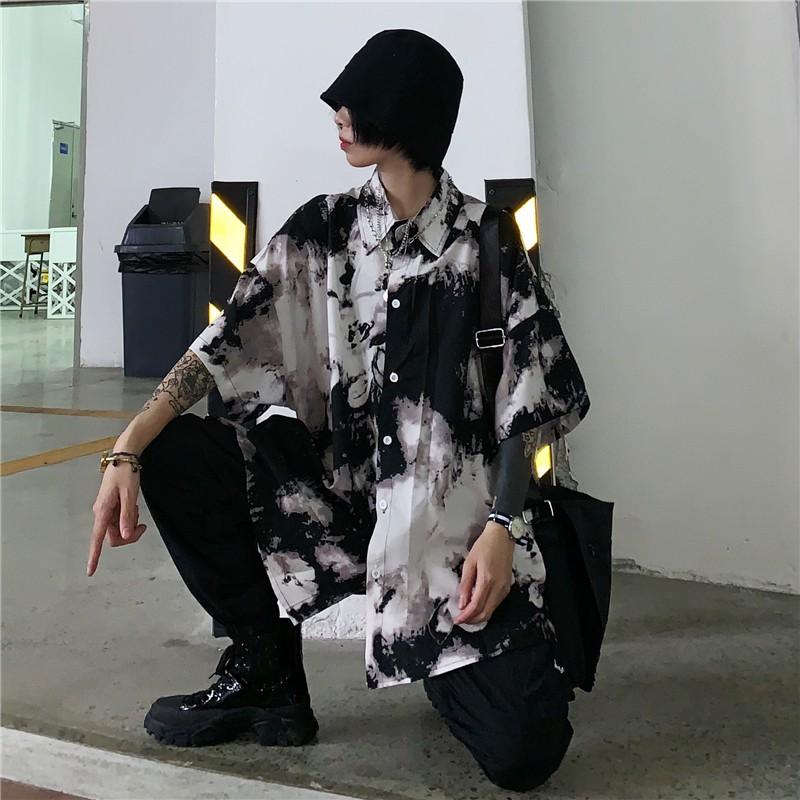Áo sơ mi ulzzang ombre mới