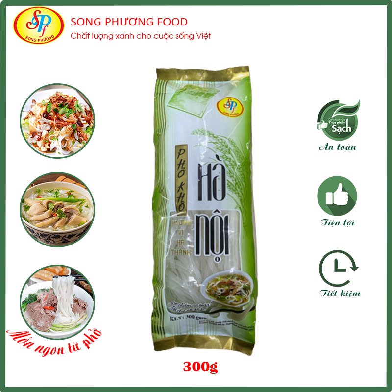 Phở khô Hà Nội -100% Gạo sạch nguyên chất. Nấu nhanh và dễ chế biến- Hàng xuất khẩu Nhật