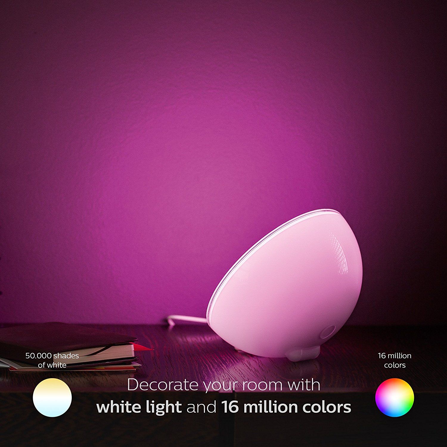 Đèn bàn thông minh Philips Hue Go Portable Color Ambiance Bluetooth