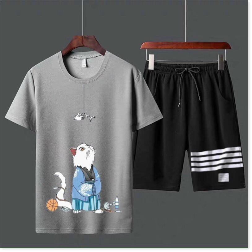 SET BỘ THUN HÈ CON MÈO - M