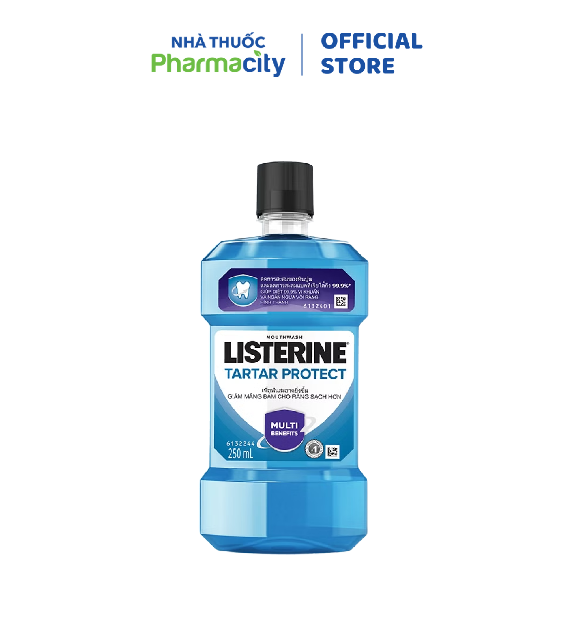Nước Súc Miệng Listerine Ngăn Ngừa Mảng Bám 250ml