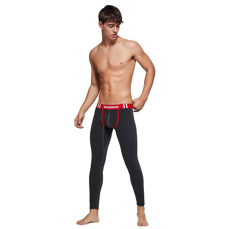 Mới Dài Johns Nam Ấm Căng Giãn Nhiệt Quần Lót Nam Thời Trang Các Phòng Tập Thể Dục Đáy Quần Legging Nhà Pijama Dài Quần Dài