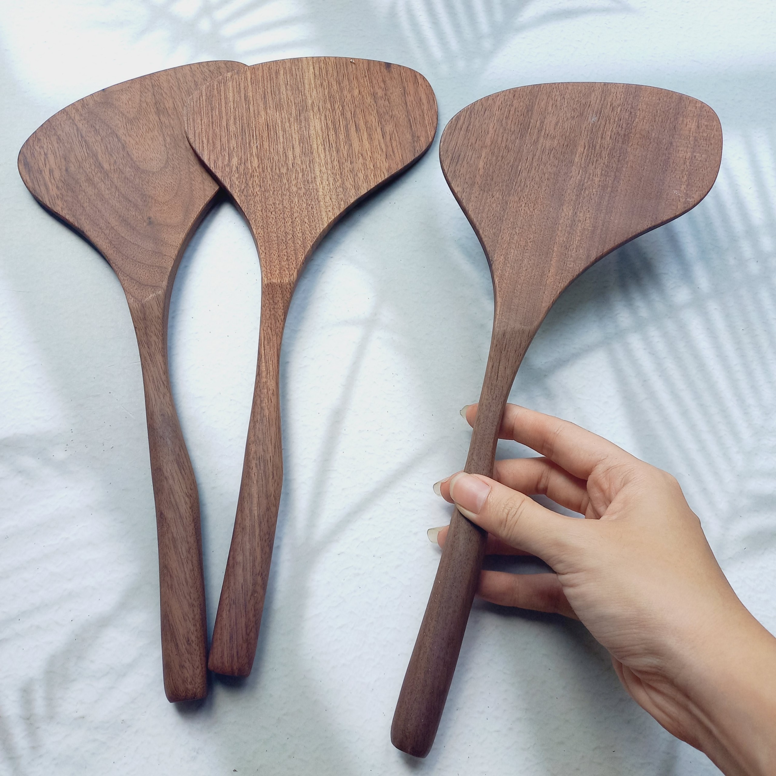 Thìa Muôi Sạn Gỗ Xào Nấu Gỗ Óc Chó Tự Nhiên Cao Cấp, Sạn Gỗ Decor Trang Trí Chụp Ảnh Của Vitrapro