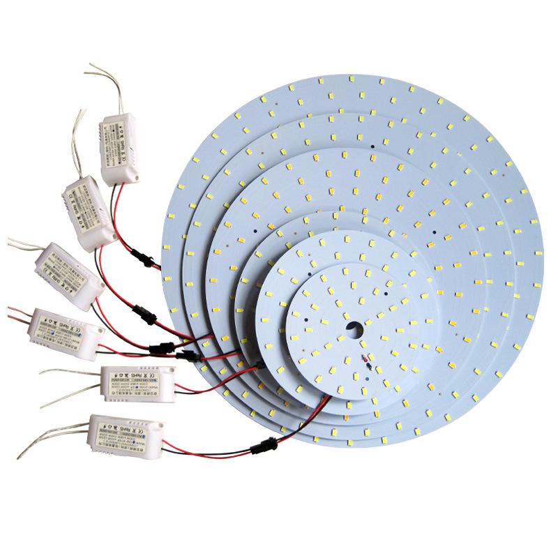 Quảng cáo đèn trần led trang bị thêm đèn bảng đèn tấm bấc đèn tròn bảng đèn ống sửa đổi ba màu mờ có điều khiển từ xa