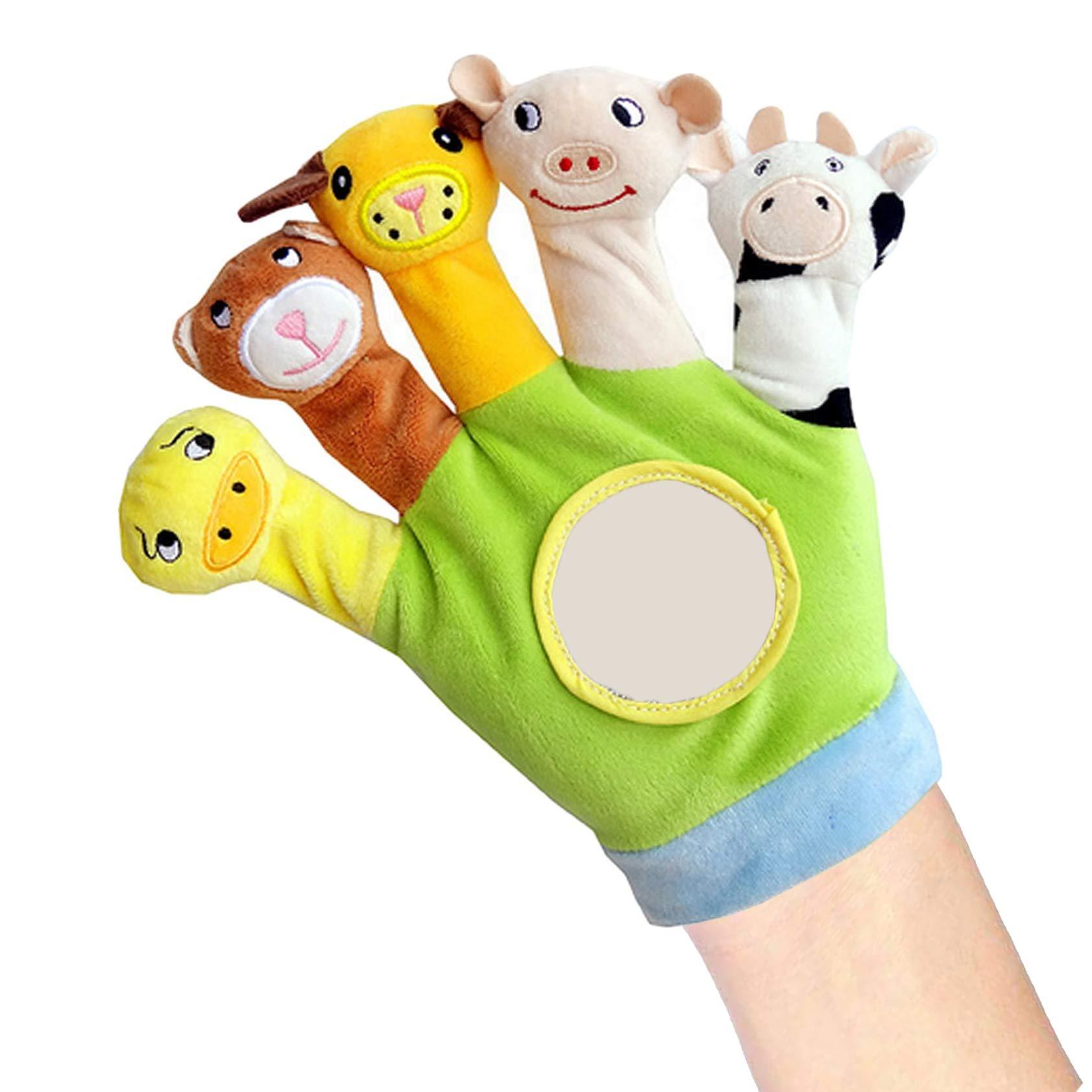 Những con rối trẻ em, con rối tay em bé truyện tranh trong -Shape trẻ em giáo dục trẻ em Puppets đồ chơi