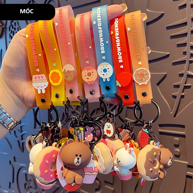 Móc khóa Gấu Thỏ đáng yêu