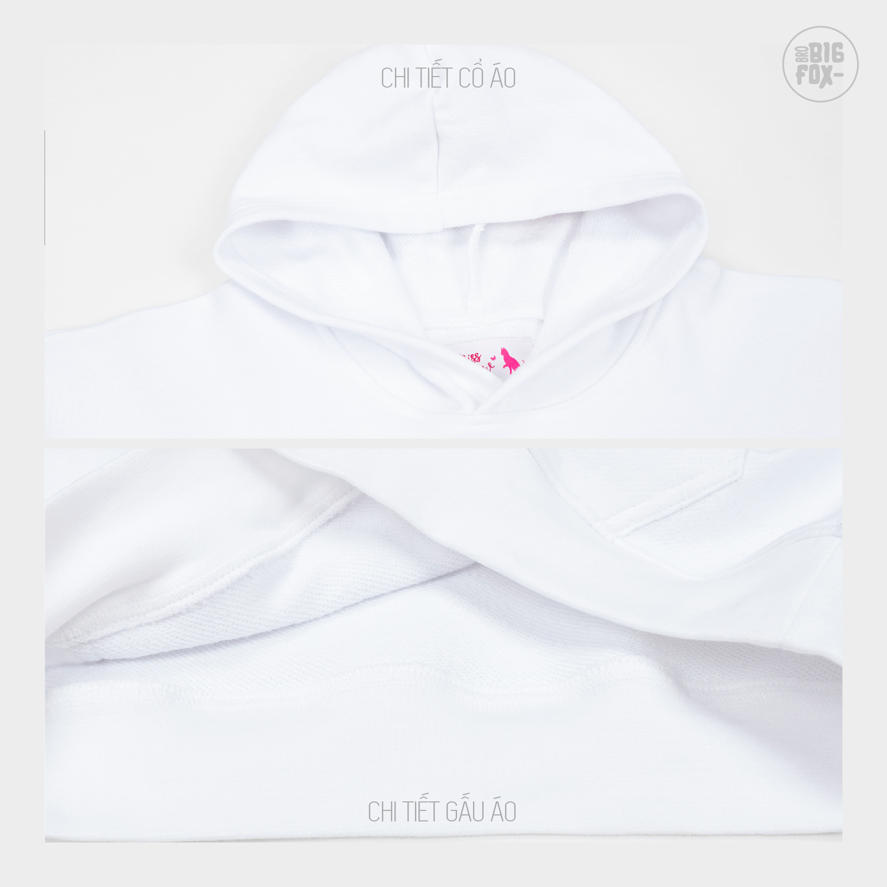 Áo nỉ hoodie cho bé gái Bigfox Miss Meow có mũ mặc nhà mùa thu đông size đại trẻ em 7-15 tuổi 50kg