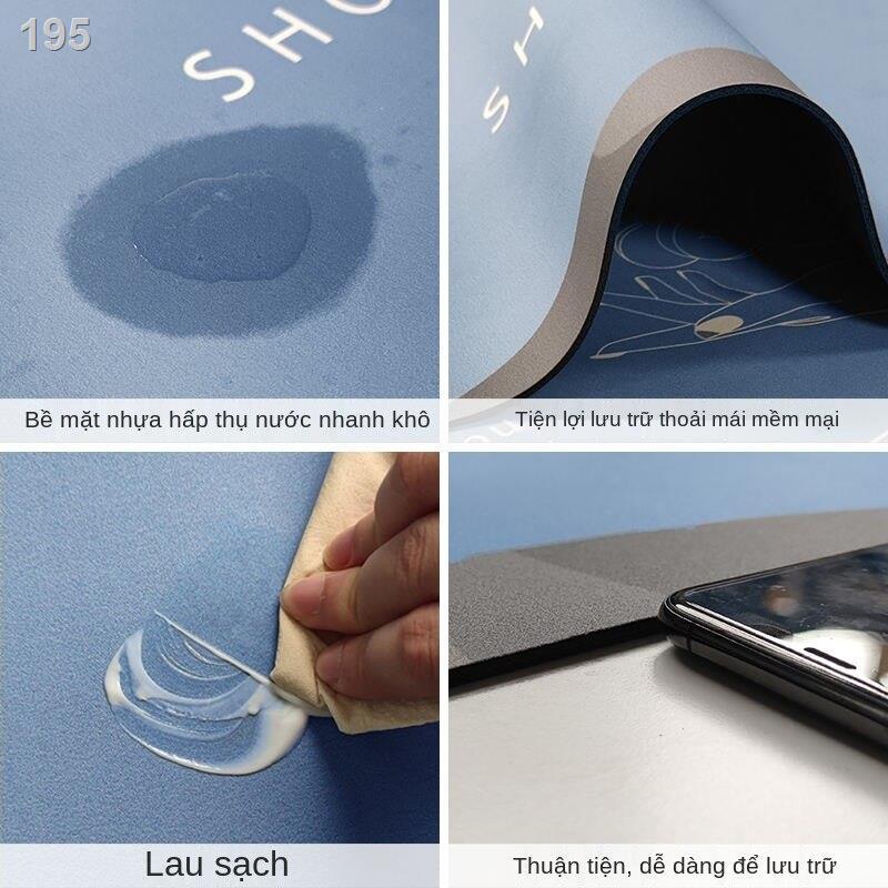 Đệm bùn tảo cát sang trọng nhẹ chống trơn trượt sàn khô nhanh thảm phòng tắm thấm nhà vệ sinh cửa