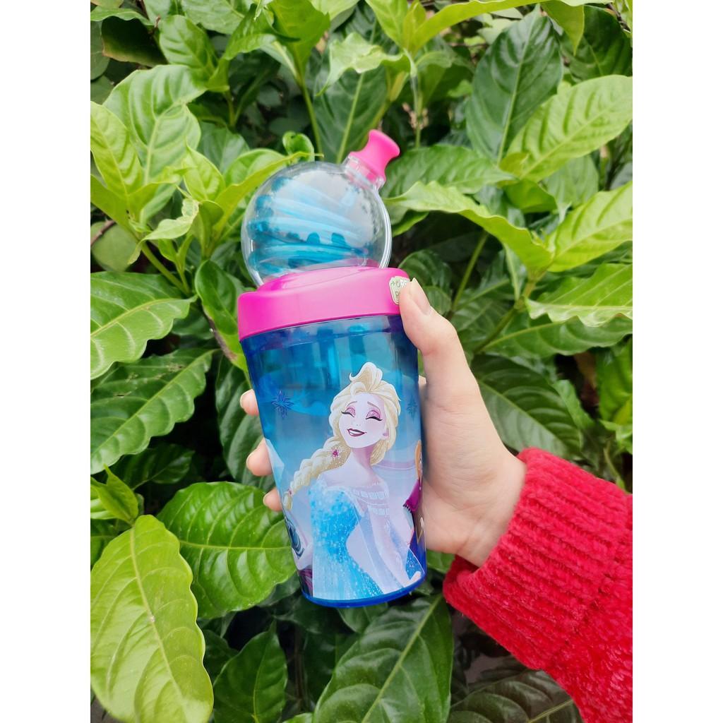 Bình Nước SieuKid Looping Straw Tumbler Frozen Iridescent Aqua 420ml Chính Hãng