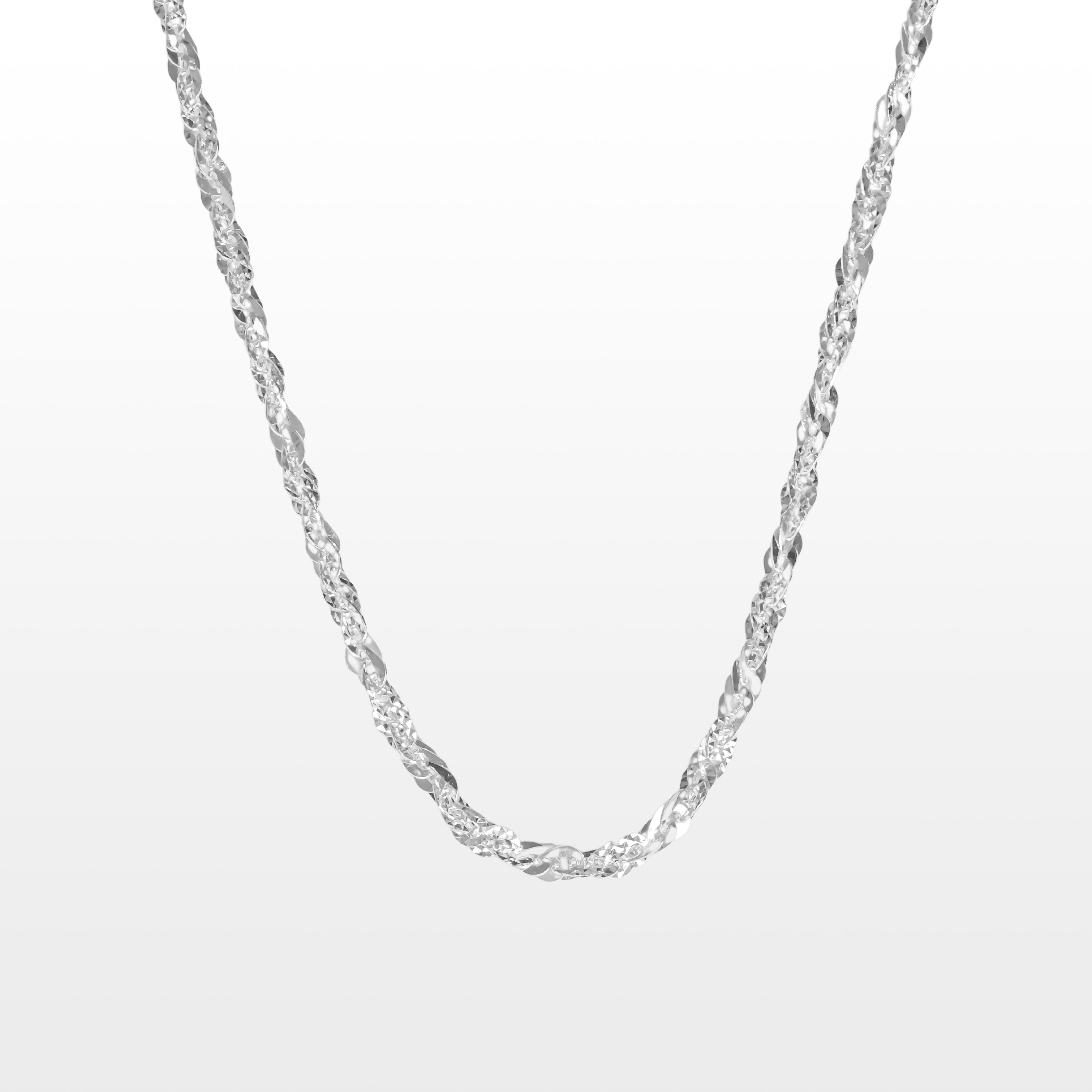 Dây Chuyền Nam Dạng Xích Xoắn Bạc 925 ADJ Jewelry Cao Cấp - SDC9001
