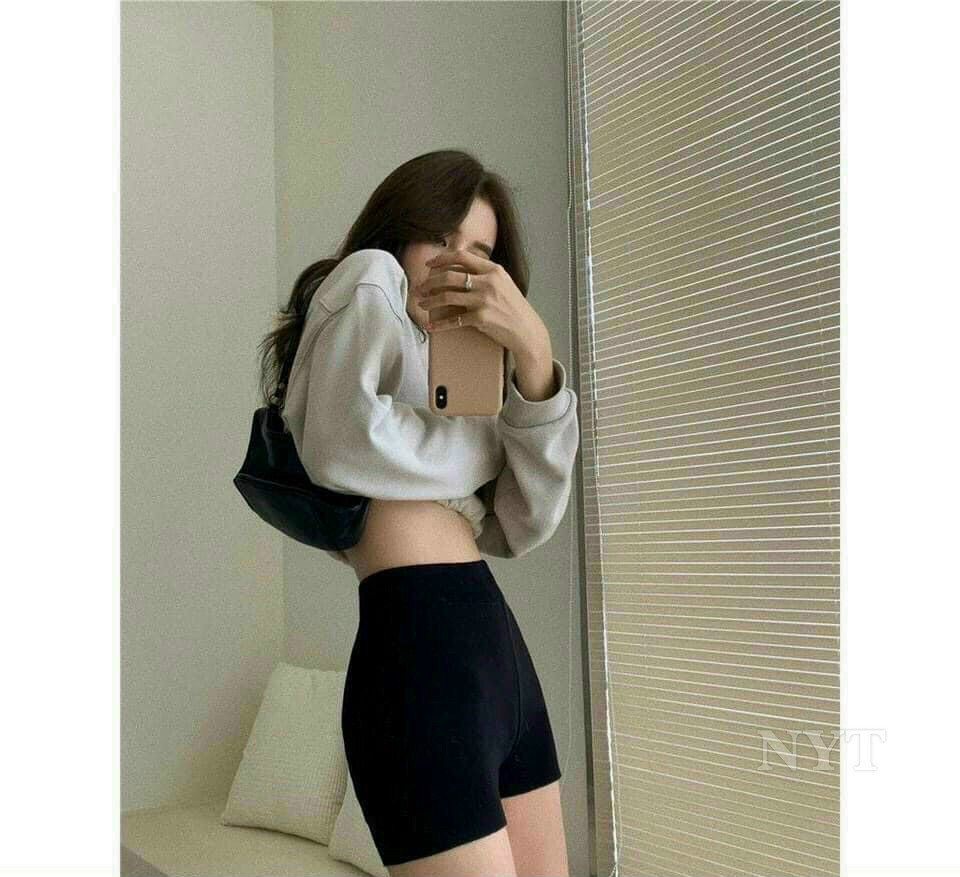 Quần legging đùi dáng ngắn đi tập đẹp ôm co giãn 4 chiều