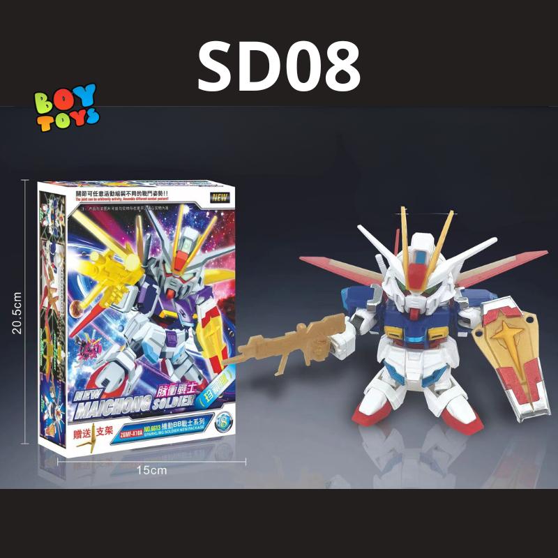 Mô hình lắp ráp GUNDAM mẫu mới SD BB bộ sưu tập Destiny Freedom Thunder Justice Pulse - CLOUDSTOREV2