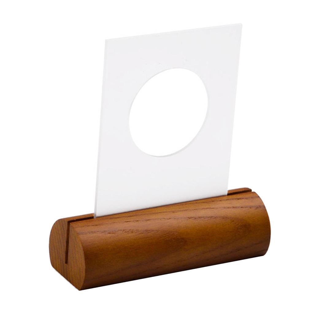 Wooden Base Acrylic Earrings Jewelry Display Stand Holder