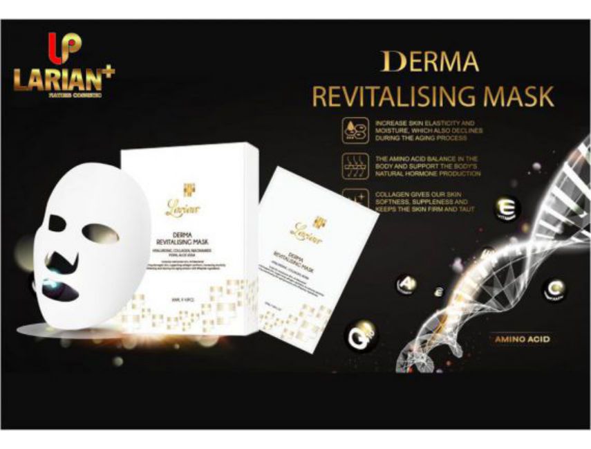 Hộp 10 gói mặt nạ dưỡng da tế bào gốc, chiết xuất từ nhụy hoa nghệ tây Larian+