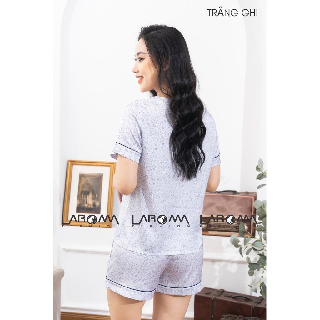 Bộ Pijama họa tiết đùi nữ Laroma