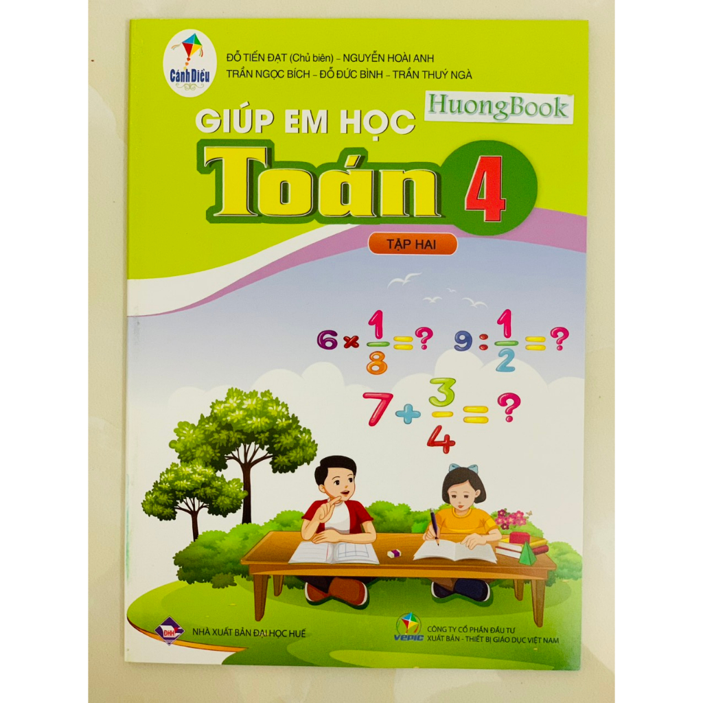 Sách - Combo Giúp em học toán 4 - tập 1 + 2