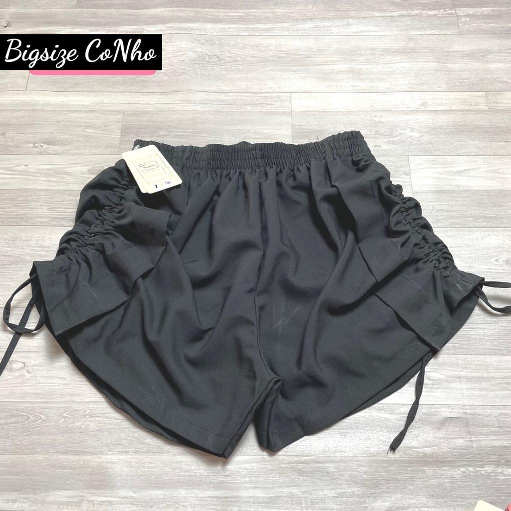 Quần short nữ bigsize chất vải mango bảng lưng chun có độ co giản thoai mái Q9 - MÀU HỒNG