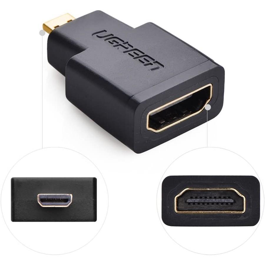 Đầu chuyển Micro HDMI sang HDMI Ugreen 20106 chính hãng - Hàng Chính Hãng