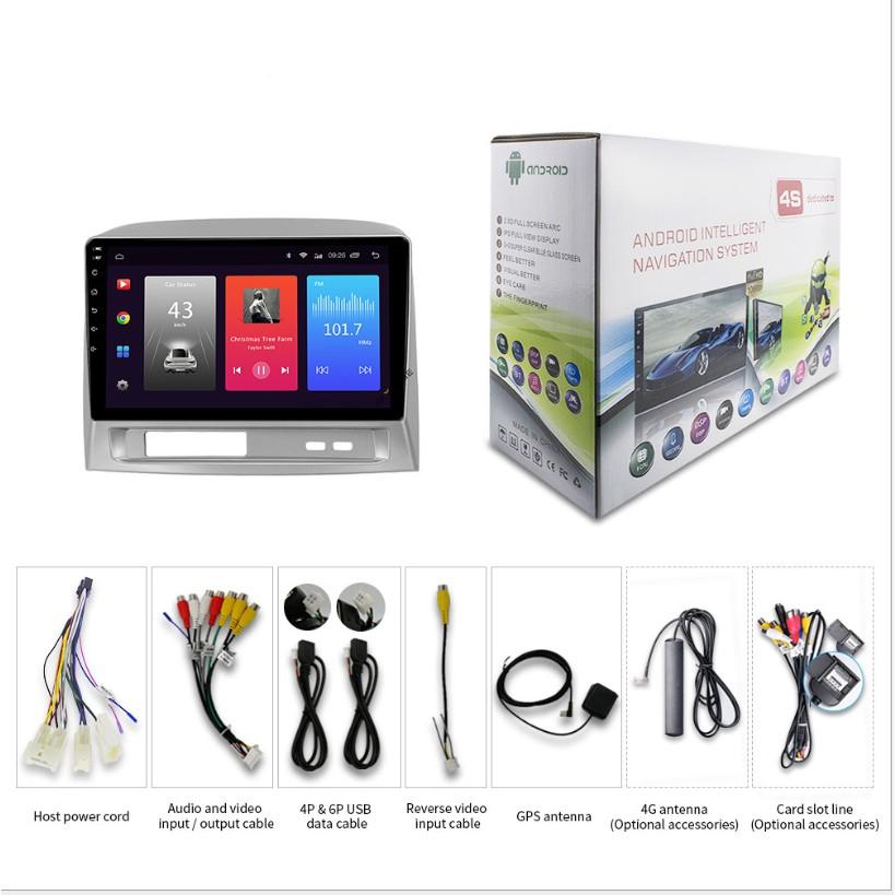 Màn Hình 9 inch Cho Xe VIOS 2003-2007, Đầu DVD Android Tiếng Việt Kèm Mặt Dưỡng Giắc Zin Xe TOYOTA VIOS
