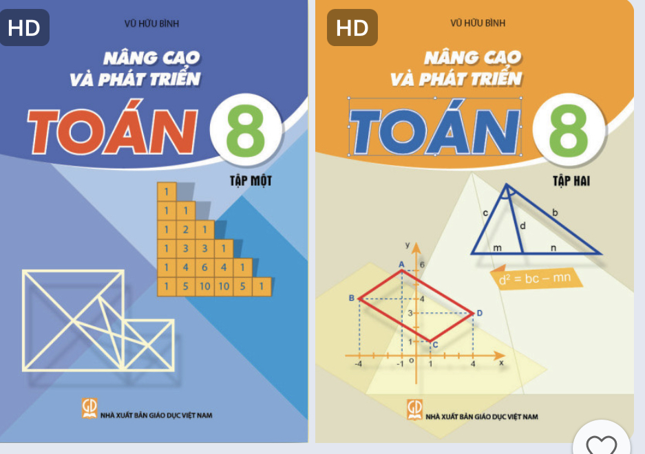 Combo Nâng cao và phát triển toán 8( 2 tập)