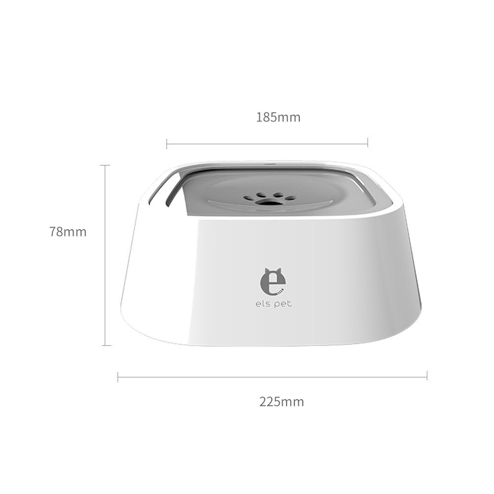 Bát uống nước cho chó mèo 1.5L với thiết kế đĩa nổi chống ướt lông,bằng vật liệu cao cấp