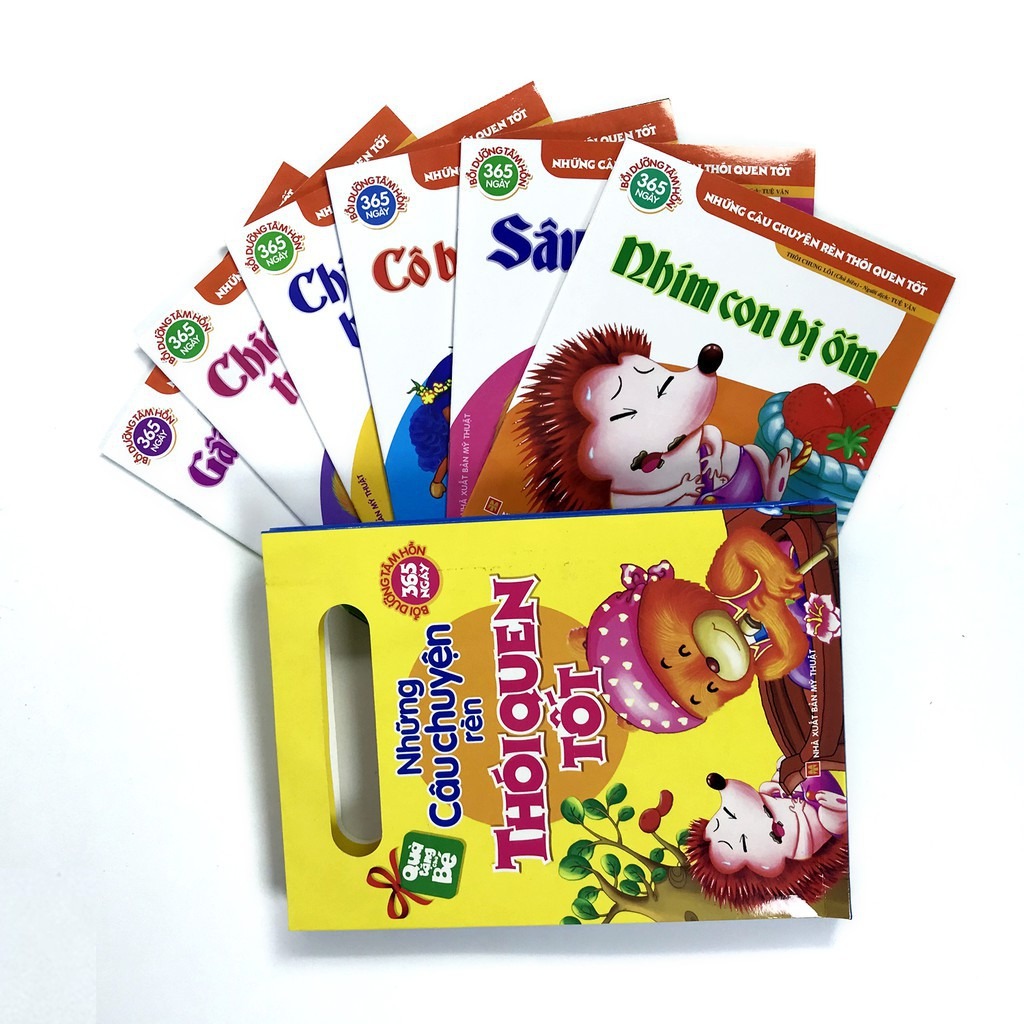 Sách: Combo 365 Bồi Dưỡng Tâm Hồn - Những Câu Chuyện Rèn Thói Quen Tốt