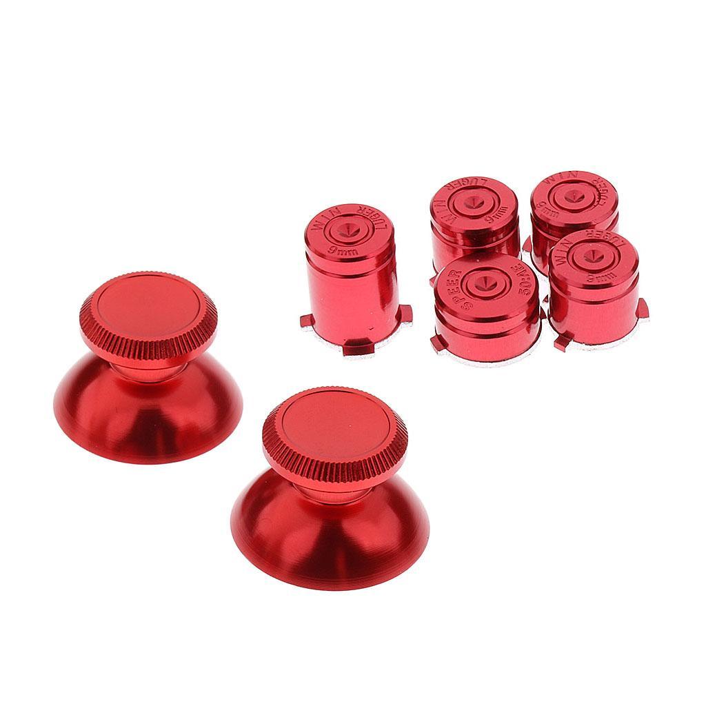 Joystick Replacement Buttons Thumb Caps & ABXY & Guide Mod Kit for Xbox One