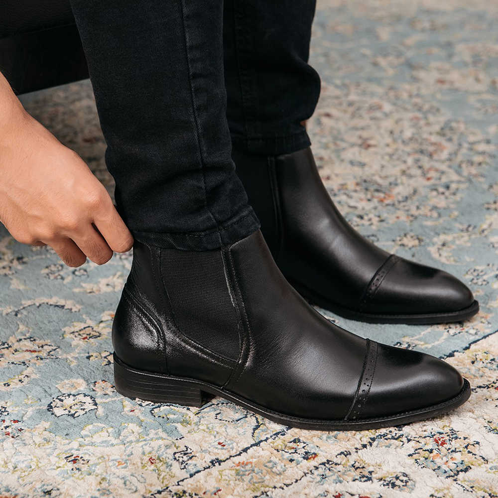 Giày chelsea boot Tâm Anh GNTA6232-1-D trẻ trung thời thượng