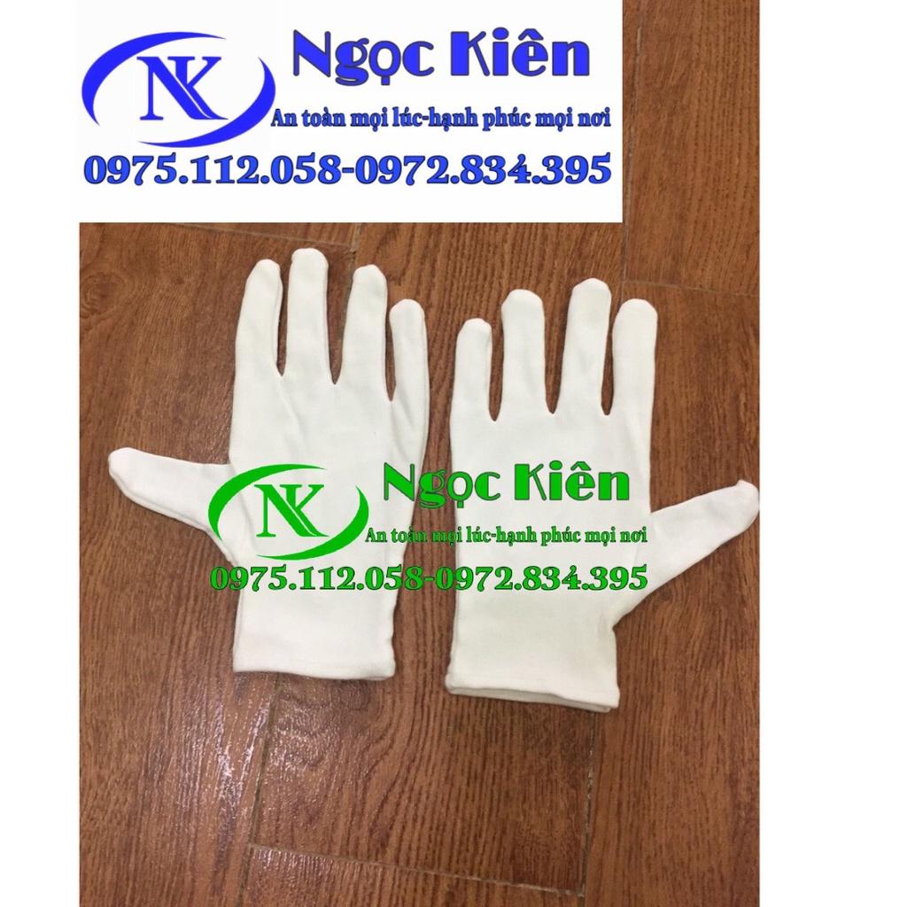 Găng tay trắng chất liệu cotton siêu nhẹ tiện dụng