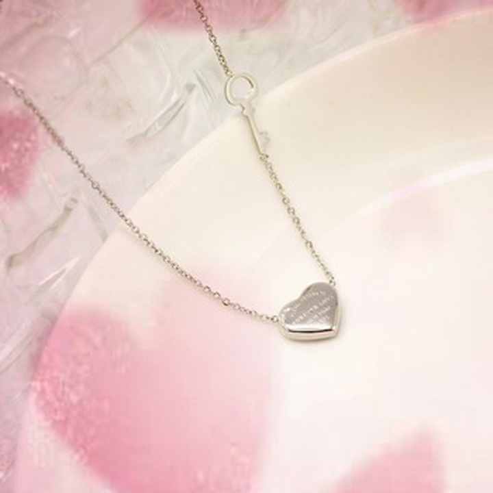 Dây chuyền nữ chìa khóa trái tim  WDC514-1 Không đen không gỉ sét