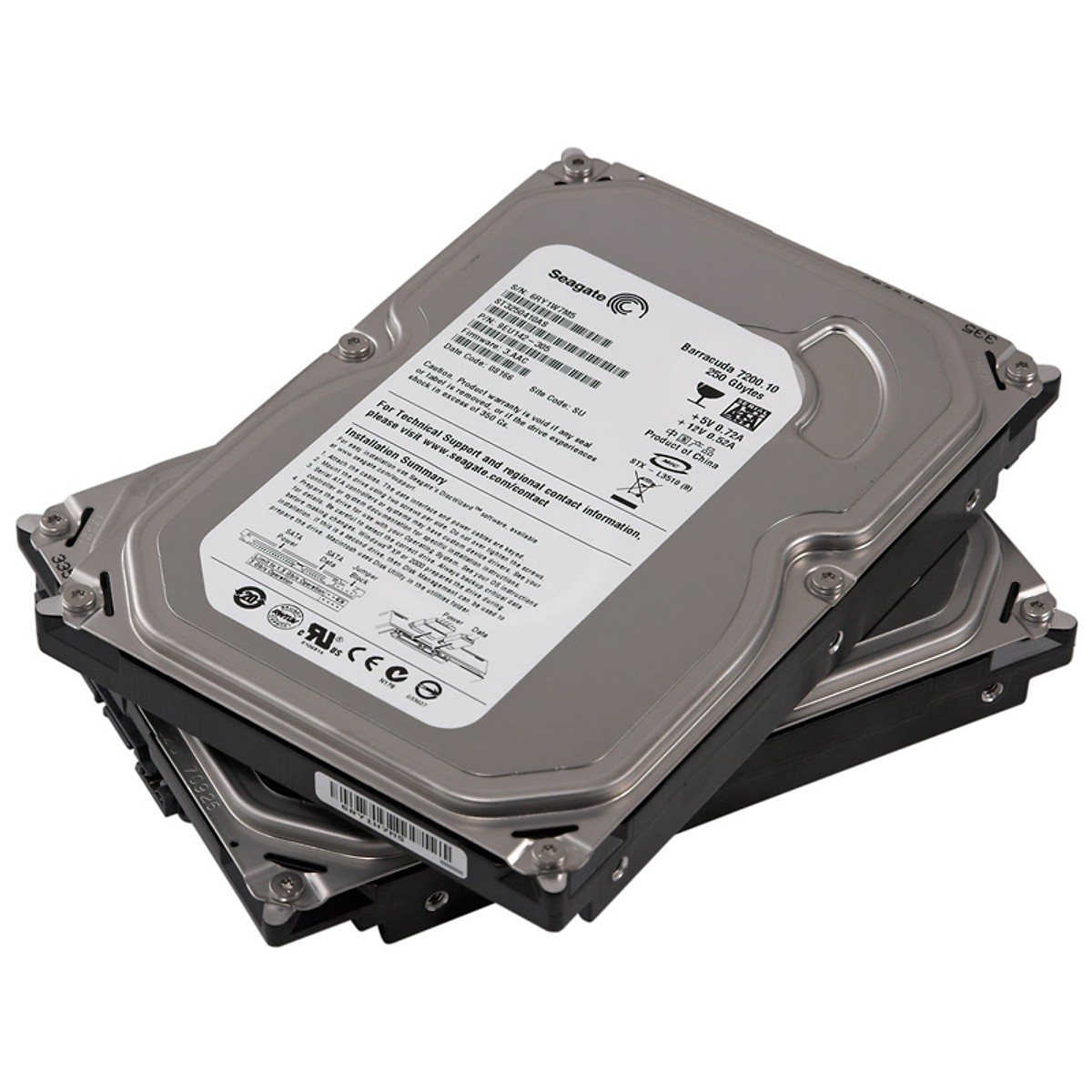 Ổ cứng HDD 250G Seagate SATA - Tặng Cáp SATA - Hàng nhập khẩu