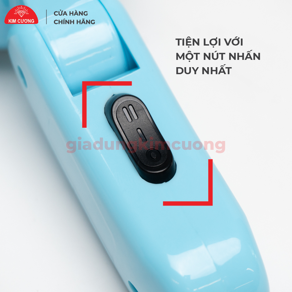 Máy Sấy Tóc Kim Cương 600W - Máy Sấy Tóc Mini 2 Tốc Độ - Hàng Chính Hãng