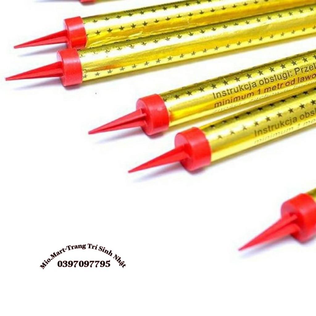 Nến Phụt Set 6 Cái Dài 20Cm Trang Trí Sinh Nhật, Nến Que Cắm Bánh BB08