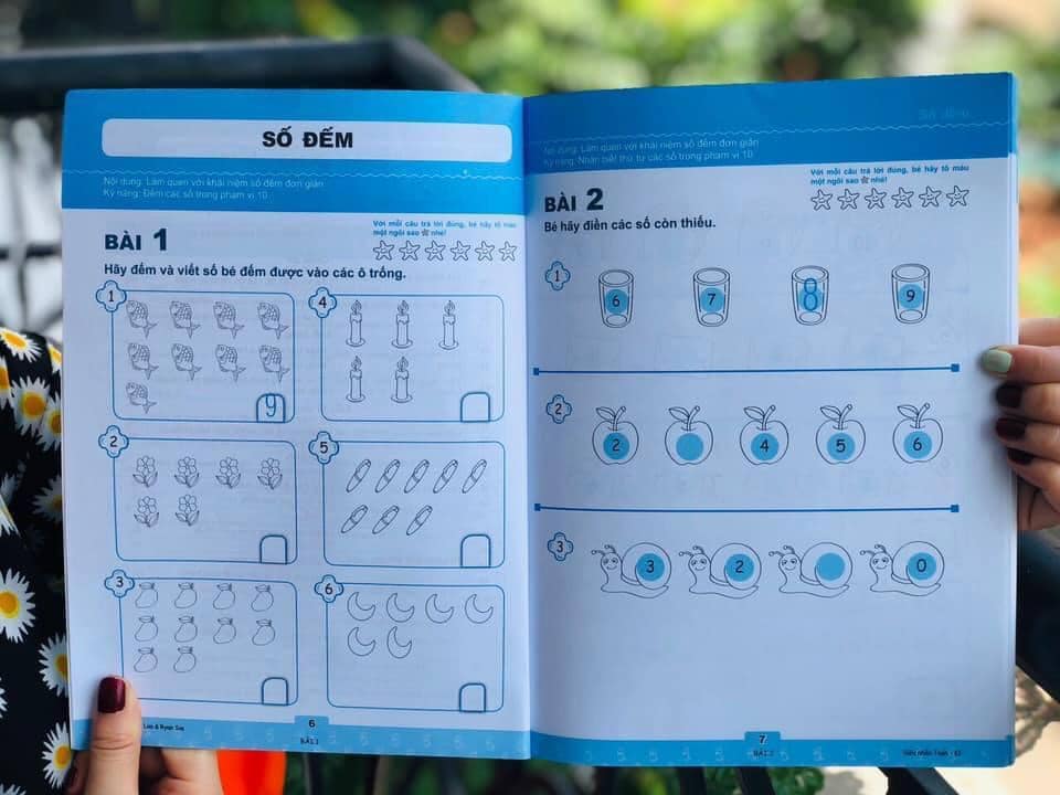 Sách: Siêu nhân toán k1 (4-5 tuổi) - Toán Singapore