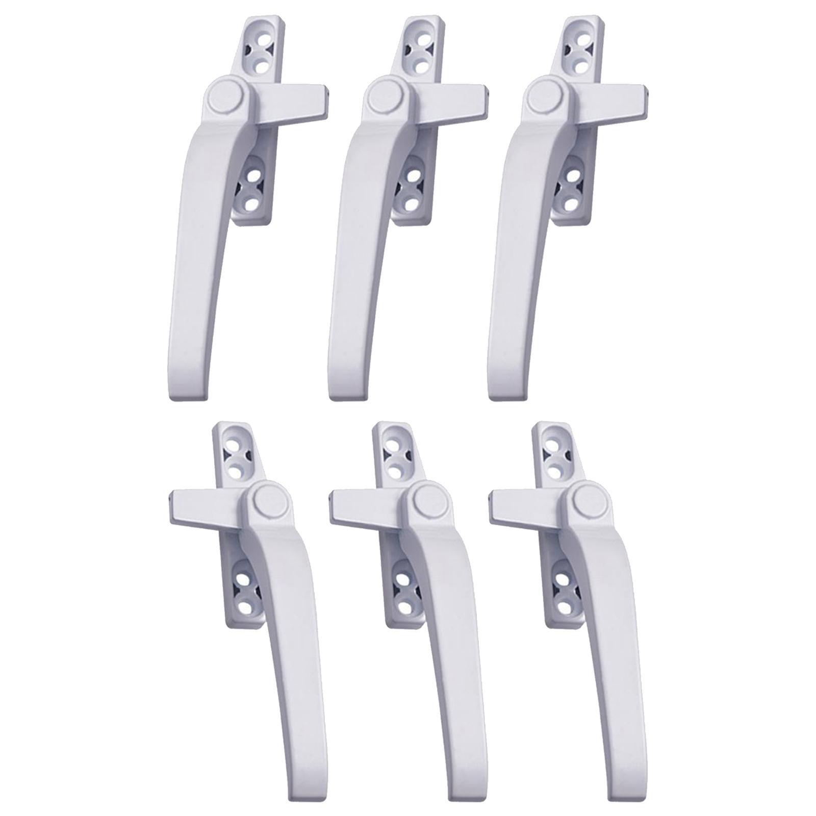 Aluminum Alloy Long Lever Window Casement Locking Handle Hardware Replacemrnt Parts