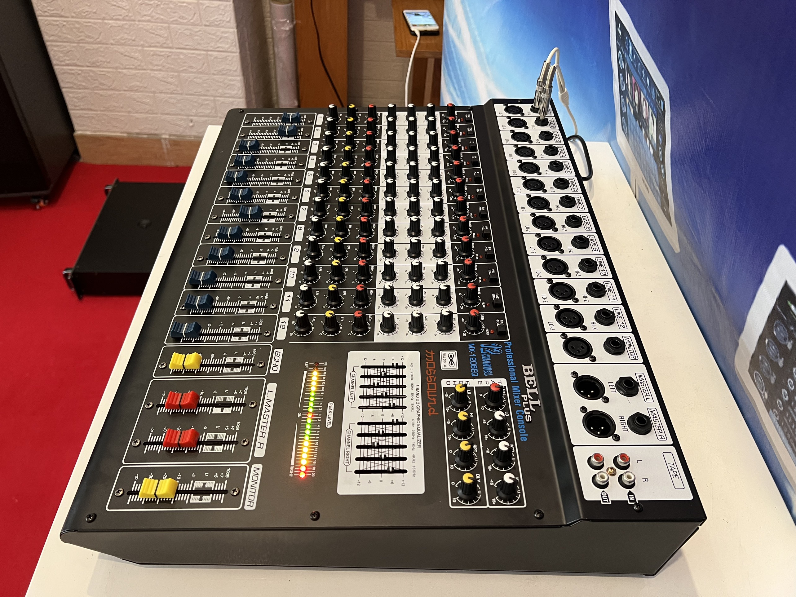 Mixer 12 line MX - 1206EQ BellPlus (hàng chính hãng)