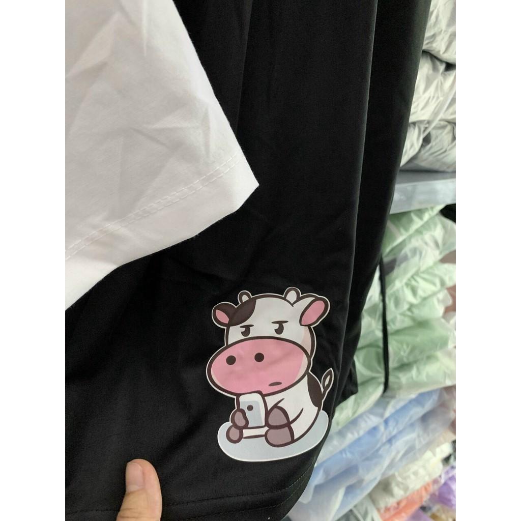 SET BỘ THUN COTTON NỮ XINH XẮN,THIẾT KẾ HỌA TIẾT HỢP THỜI TRANG MÙA HÈ,ĐẶC BIỆT LÀ CHẤT LIỆU VÃI THOÁNG MÁT