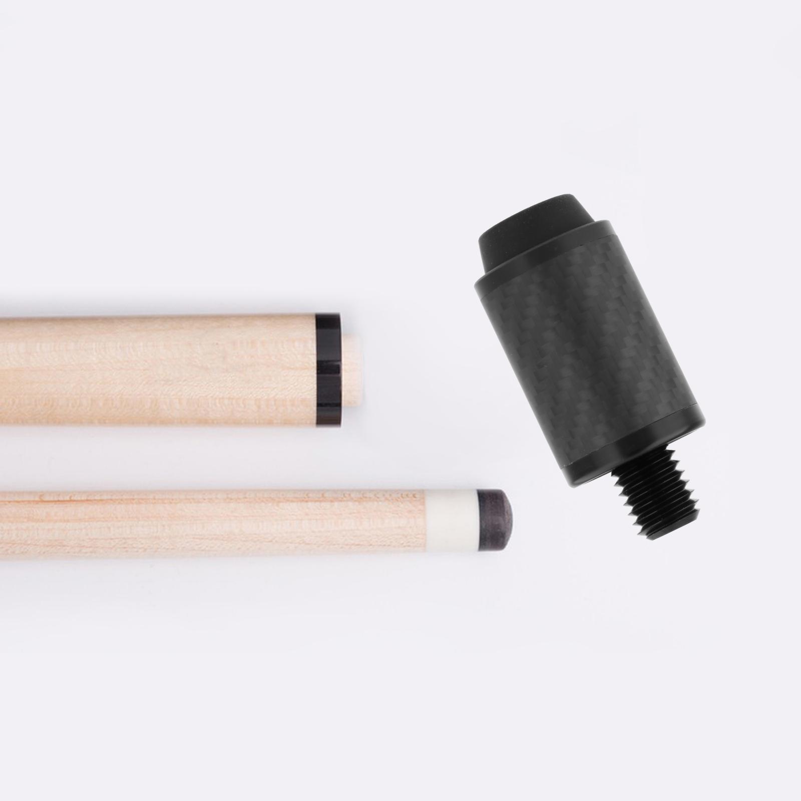 Pool Cue Extension, Billiard Cue Extension, Pool Accessories with , Billiards Supplies, Professional Carbon Fiber Cue Shaft Extend