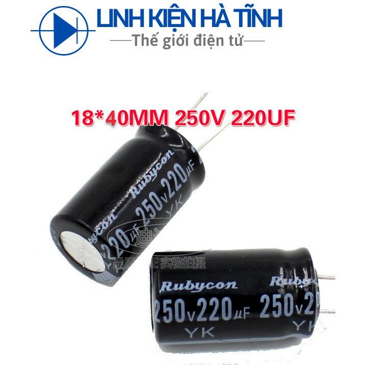 TỤ HÓA 220UF 250V TỤ 220UF250V