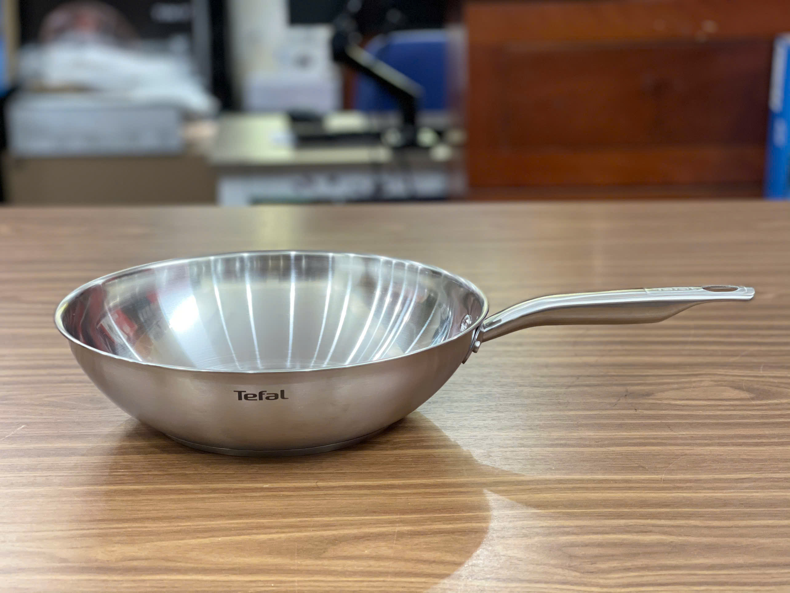 CHẢO INOX SÂU LÒNG TEFAL VIRTUOSO WOK 28 CM Hàng chính hãng