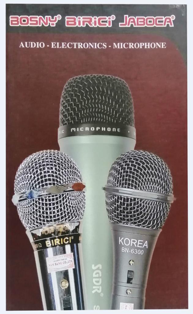 MICRO CÓ DÂY HÁT KARAOKE BOSNY BN-6700 - HÀNG CHÍNH HÃNG